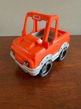 Fisher-Price Little People Orange Pickup Truck Replacement Vehicle Farm Toy
